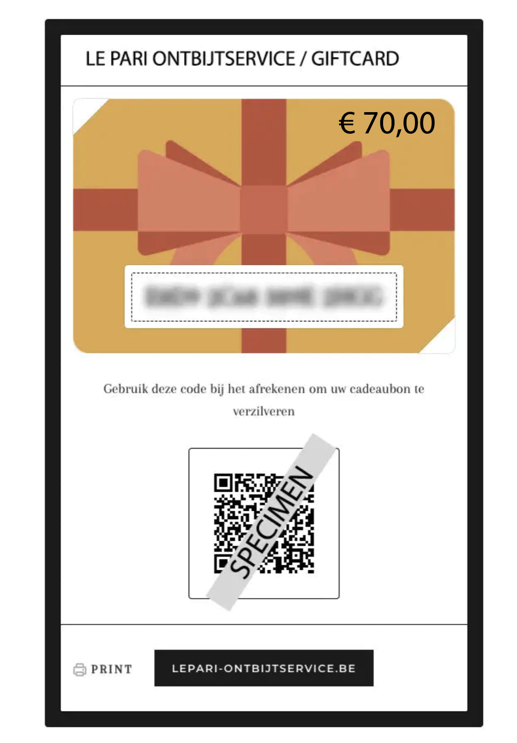 Le Pari Cadeaubon