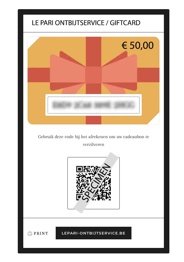 Le Pari Cadeaubon