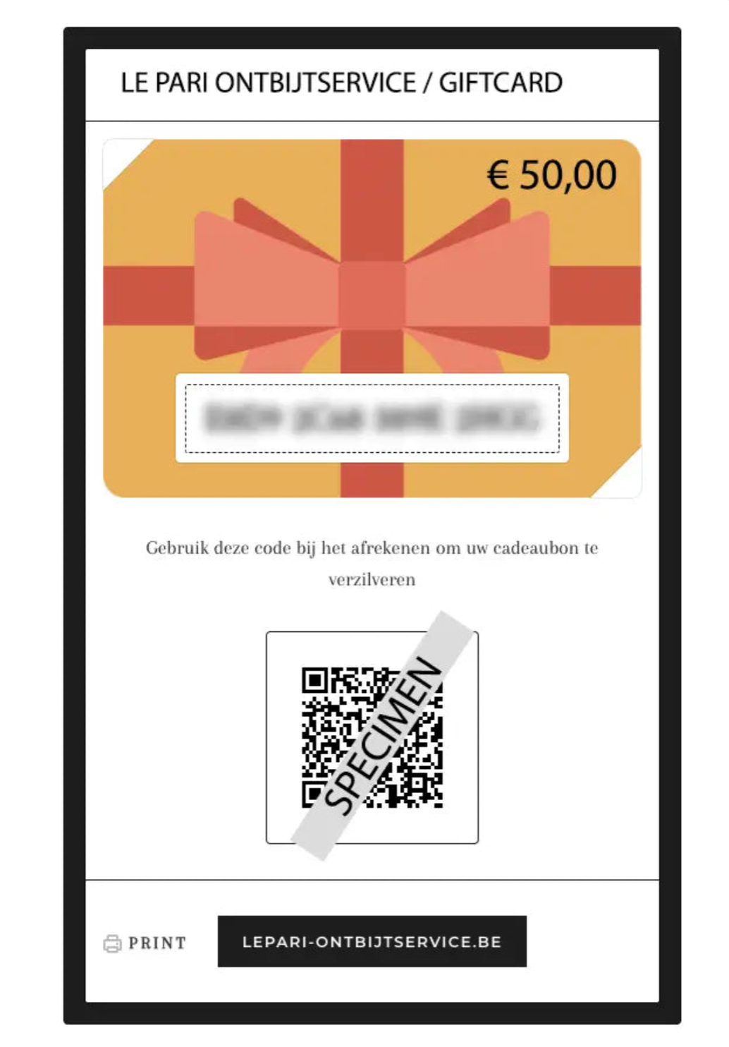 Le Pari Cadeaubon